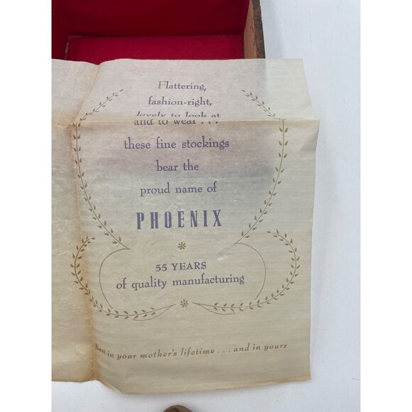 Vintage Sheer Brown Nylon Stockings Hosiery by Phoenix for Women - Picture 1 of 13